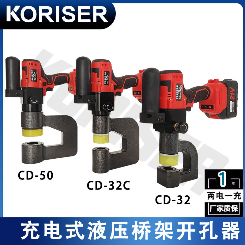 便携液压免打孔桥架开孔器