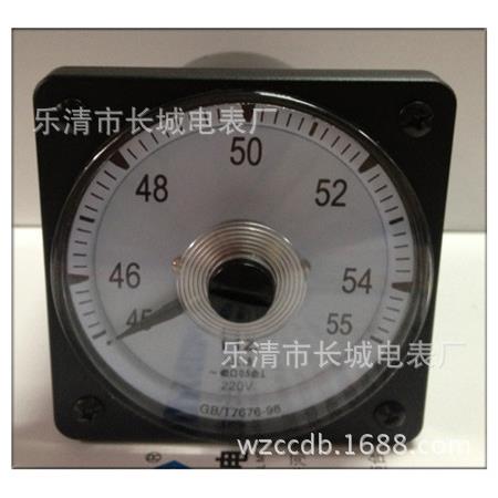 长城电表厂63L18HZ220V广角度船用表交流频率表