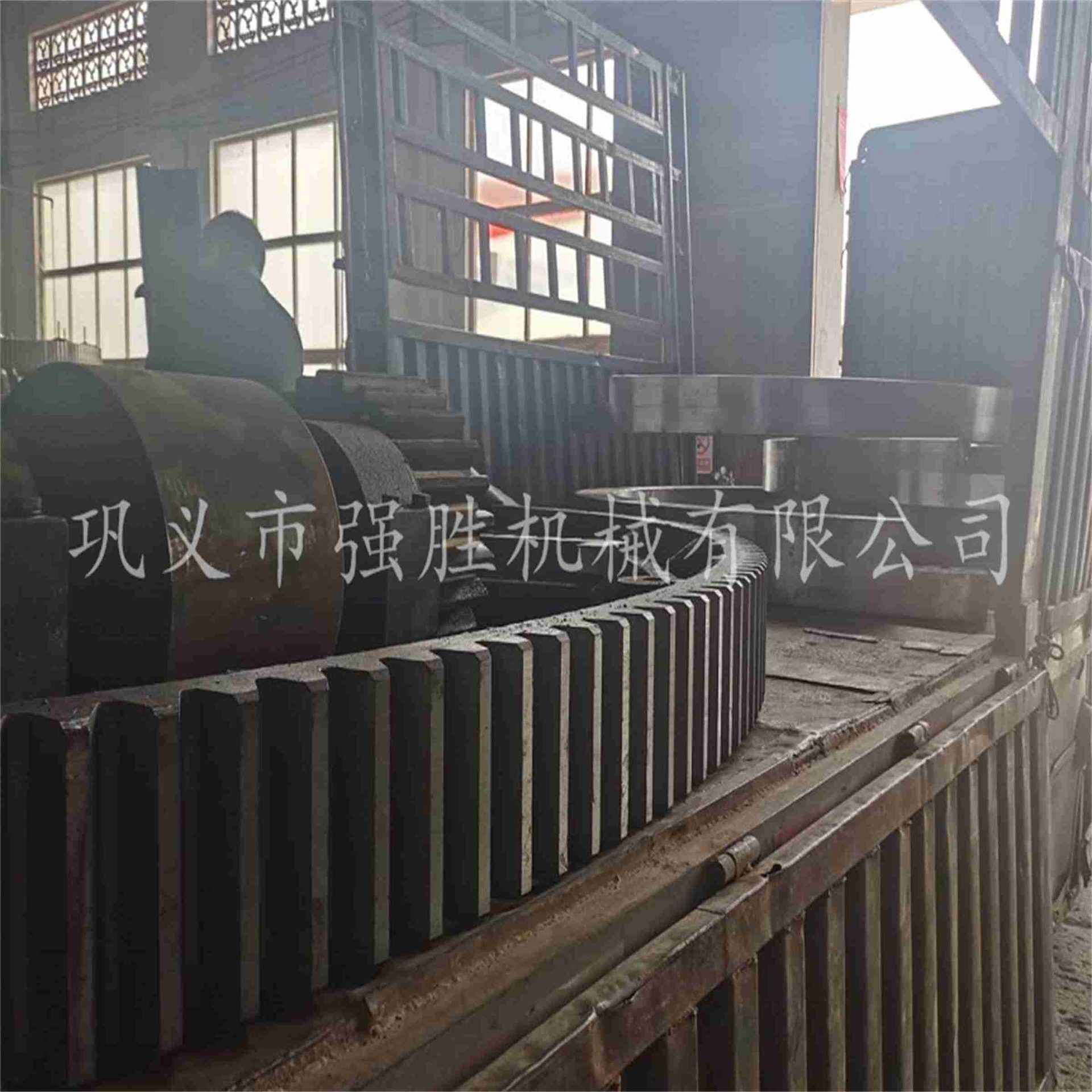 回转窑滚圈大齿轮多种规格 强胜常年制造回转窑配件