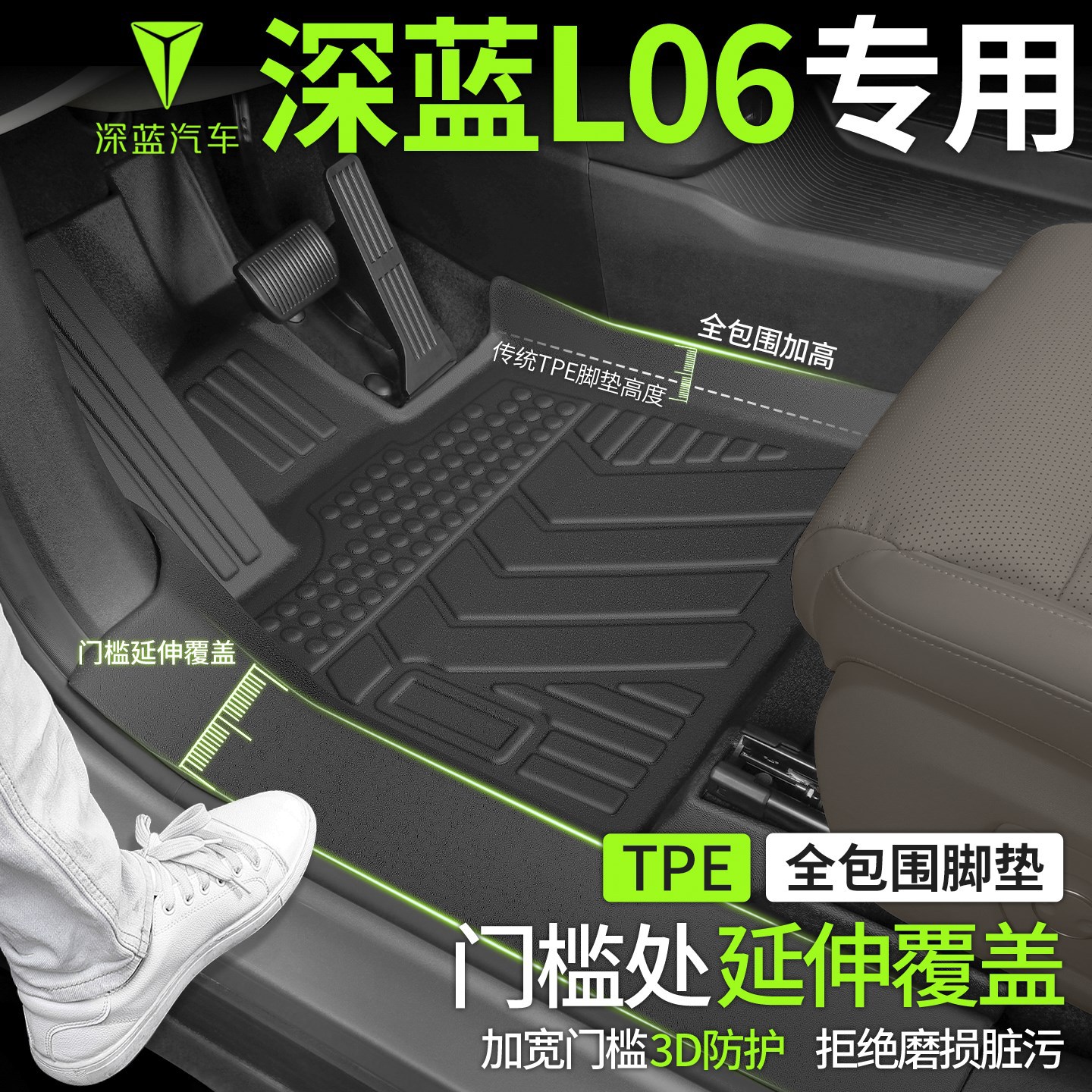 2026款长安深蓝L06专用脚垫