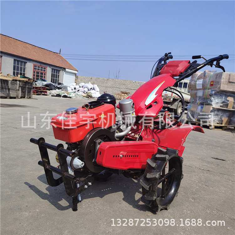 柴油微耕机 农用小型旋耕机耕地犁地翻土松土打土农耕开沟机