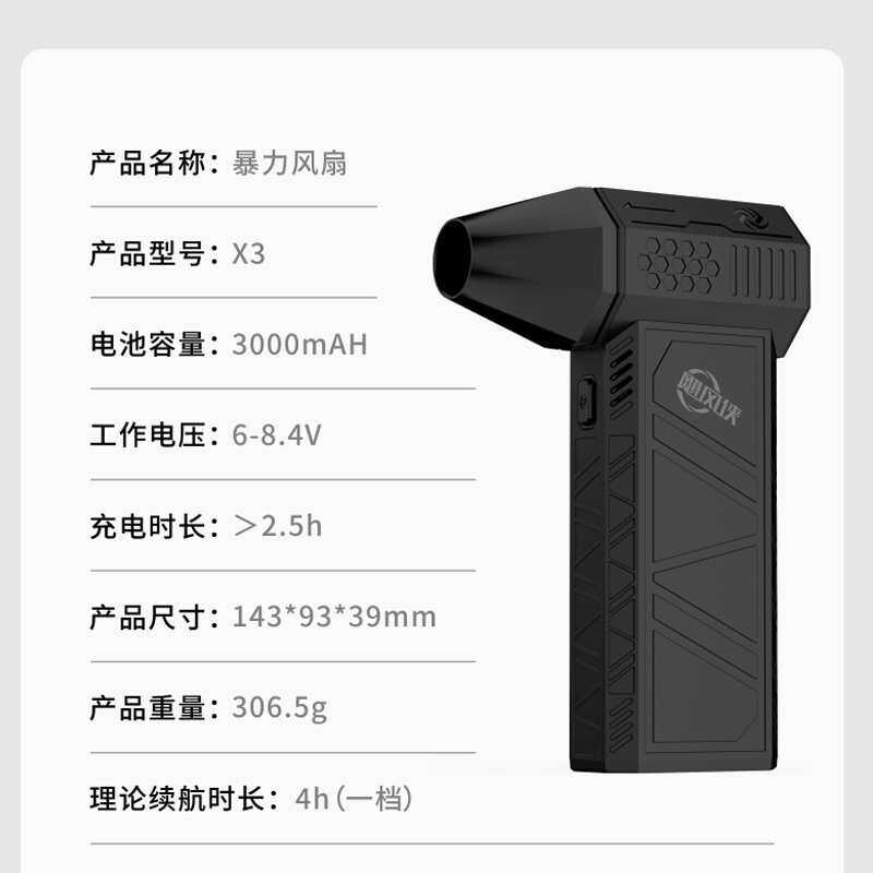 暴风家用大功率吹风机电机无刷五金电动手持锂电户外专用小型工具