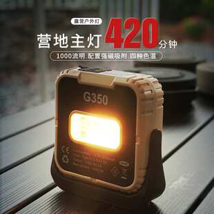 HIKER途步者新款户外多功能露营灯 强光超续航COB维修工作灯