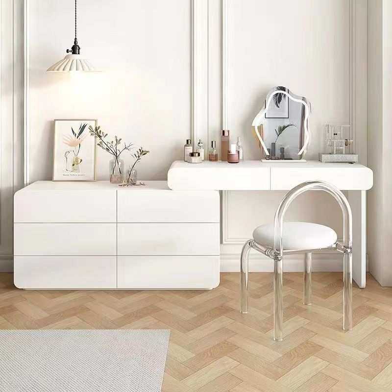 奶油风梳妆台实木化妆台斗柜一体梳妆台化妆镜卧室梳妆台梳妆凳,模玩/动漫/周边/娃圈三坑/桌游,模型制作工具/辅料耗材,淘宝优惠券,粉丝福利购,淘宝优惠卷