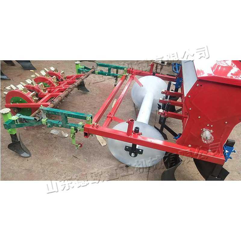 农用铺膜打孔机 拖拉机后置式谷物播种机 平土铺膜打孔播种一体机