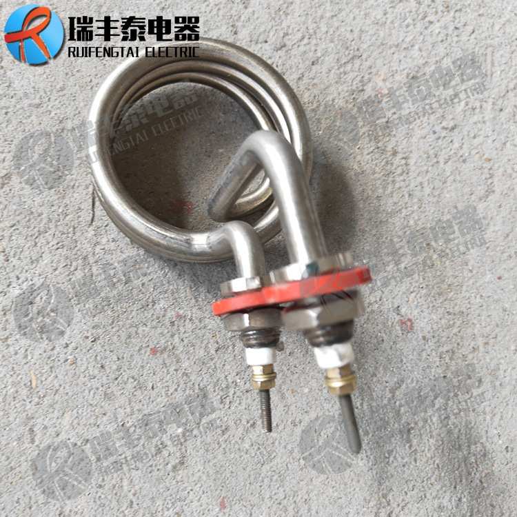 空气干烧电热管 模具加热管 不锈钢双头电加热管 蚊香盘状发热管