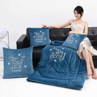 2024新款A类多功能婴儿绒抱枕被--奢华鲁瓦