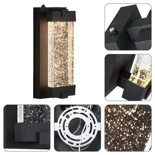 水晶户外壁灯防水阳台别墅走廊Wall Light 简约室外灯 楼梯照明灯
