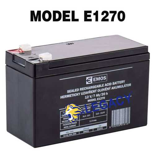 德国EMOS蓄电池MODEL E1250 应急设备 照明系统 警报系统电池 5AH