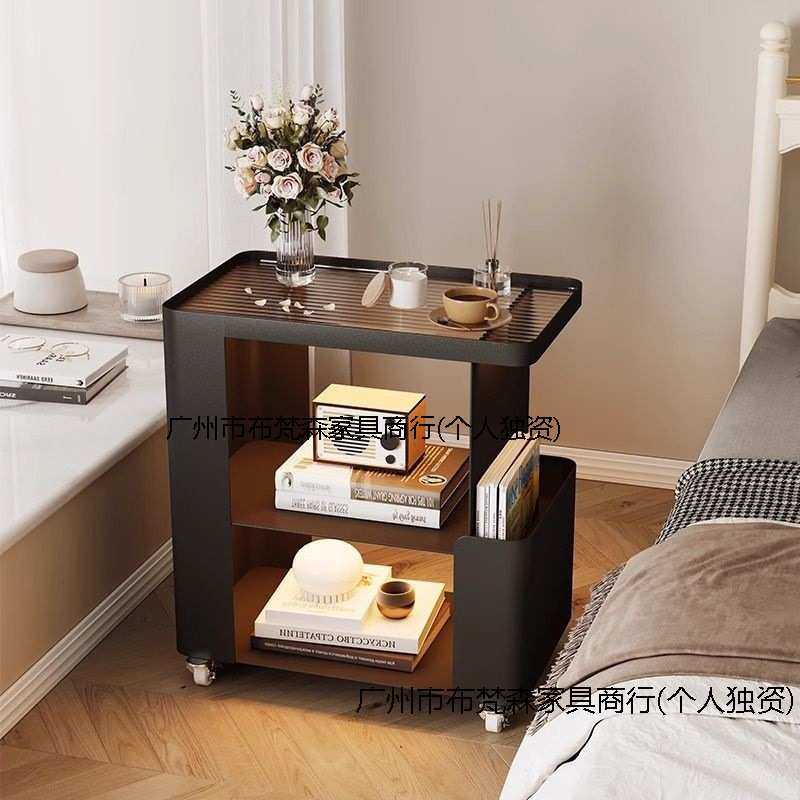 奶油风床头柜替代创意卧室小型简约铁艺边几设计师可移动置物桌子,电子元器件市场,其它元器件,淘宝优惠券,粉丝福利购,淘宝优惠卷