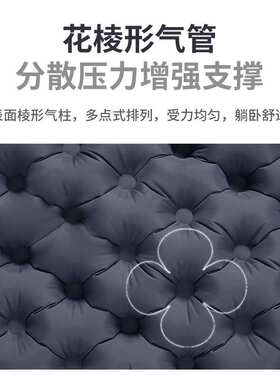 PACOONE充气床垫户外双人睡垫野外便携式露营装备打地铺防潮地垫
