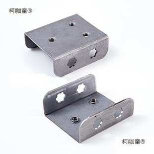 方形钢管连接件方管内插免焊u形卡扣镀锌固定件链接扣件内麦太保