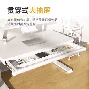 台式电脑桌可升降儿童学习桌书桌学生家用写字桌卧室简易办公桌子