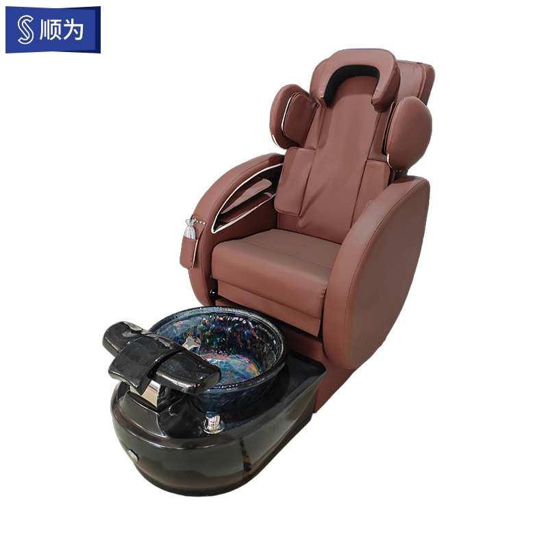 太空舱脚池椅 nail salon多功能修脚美甲足疗椅按摩智能沐足椅