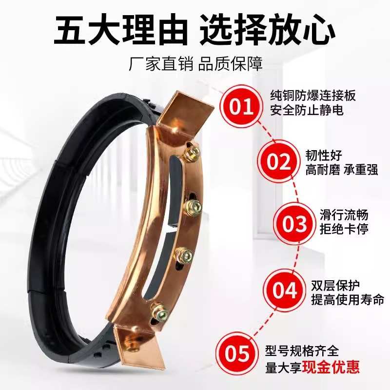 防爆电动葫芦导绳器1T2T3T5T10吨钢丝绳电葫芦铸铁防爆葫芦排绳器