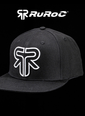 官方Ruroc鲁洛头盔旗舰店棒球帽休闲帽CAP帽男女黑色罗宁
