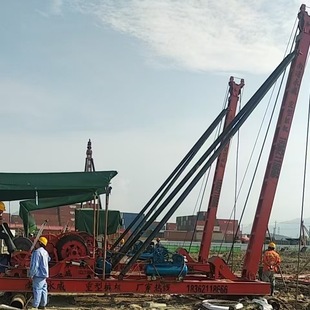 冲孔打桩机全套设备出口乍得冲击钻机清关报关