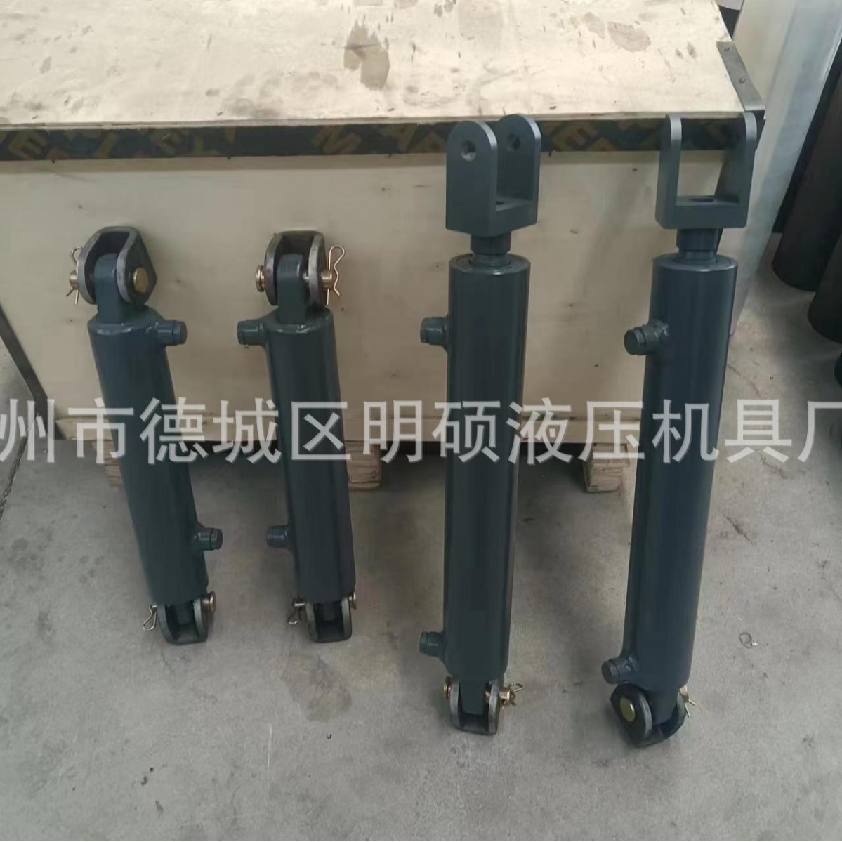 单作用自动复位千斤顶顶管机工程用法兰耳轴液压油缸液压试验台