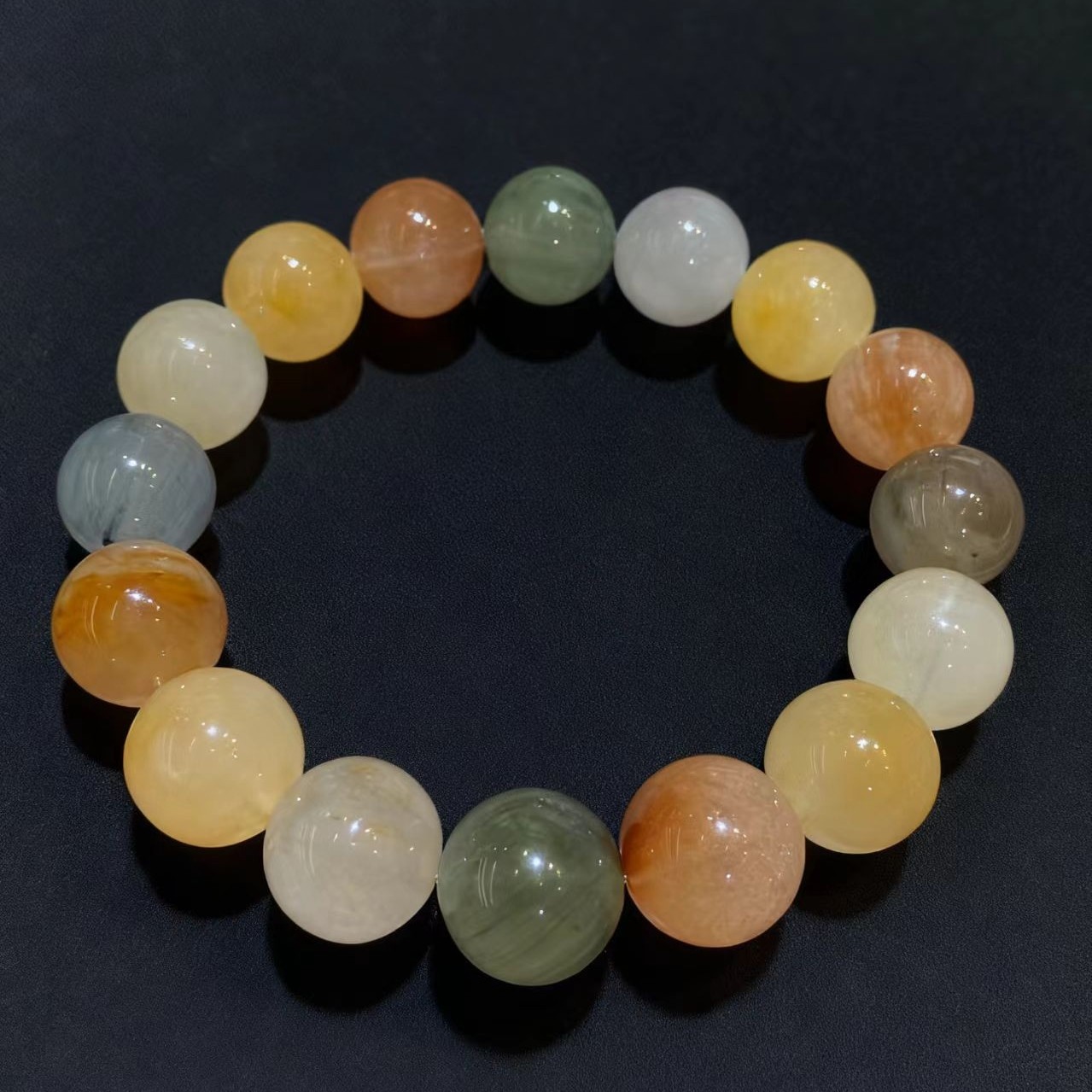 福禄寿天然兔毛拉丝手链礼物时尚