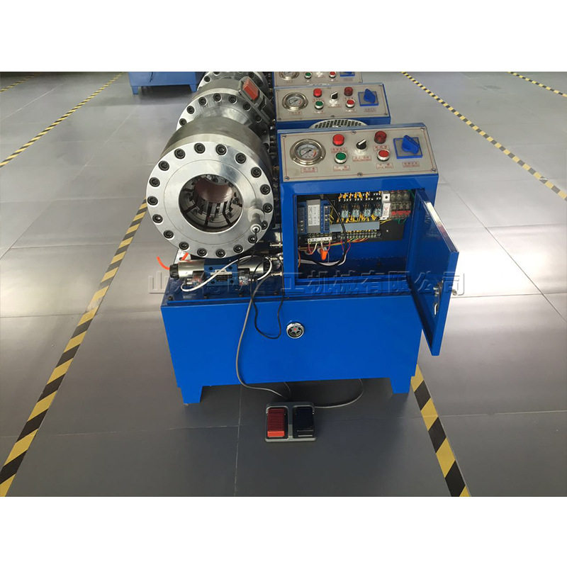 煤矿液压机械缩管机 contracted pipe machine 胶管油管扣压机