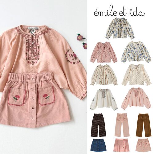 5Z  法国emile et ida FW25秋冬女宝上衣半裙长裤
