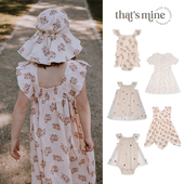 3件38折 丹麦thatsmine SS24春夏女宝印花包屁裙仙女连衣裙