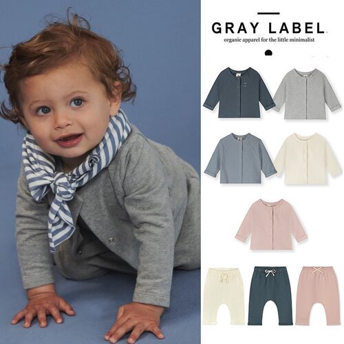 6Z  荷兰 gray label SS26宝宝外套开衫裤子加绒套装
