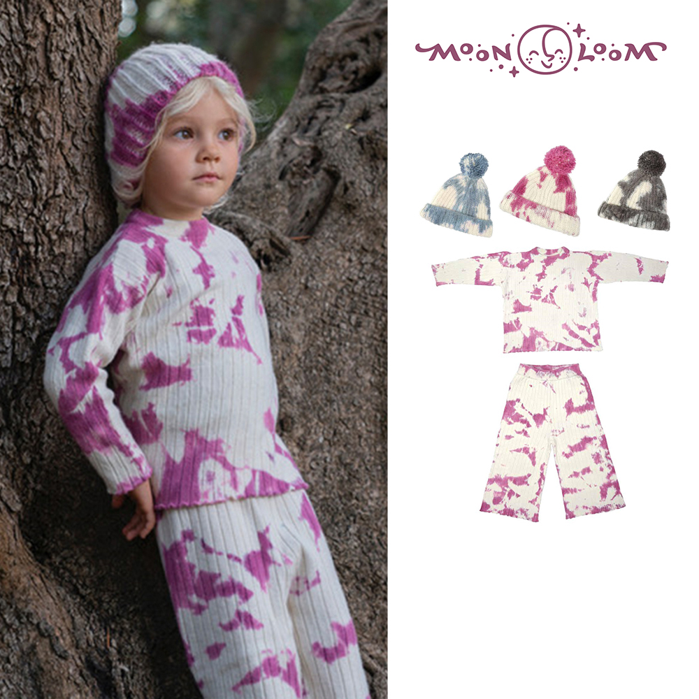 moonloom上衣阔腿裤针织帽