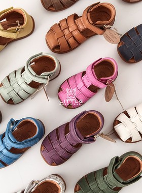 7Z 丹麦Bisgaard SS24春夏婴幼儿透气包头学步凉鞋超软