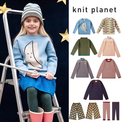 5Z清仓 英国knit planet FW25秋冬男女宝高领羊毛衣针织裤