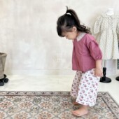 不换退德国Frou Frou SS22春夏儿童亚麻布短袖 3件4折秒杀 短裤 超薄