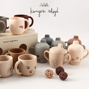 FW22 slojd 秋冬儿童硅胶可爱水杯组合 丹麦konges 3件5折