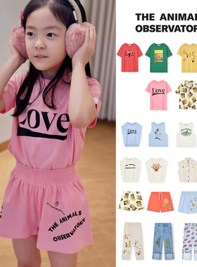 3件38折 TAO SS25春夏儿童宝宝纯棉短袖衬衫短裤长裤