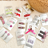 Chiica 新款 补 FW25女宝原创手工派对系列可爱百搭发夹