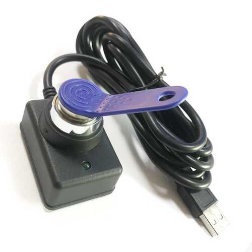 USB口磁性TM钥匙读取器IButton DS1990标签IButton 读卡器