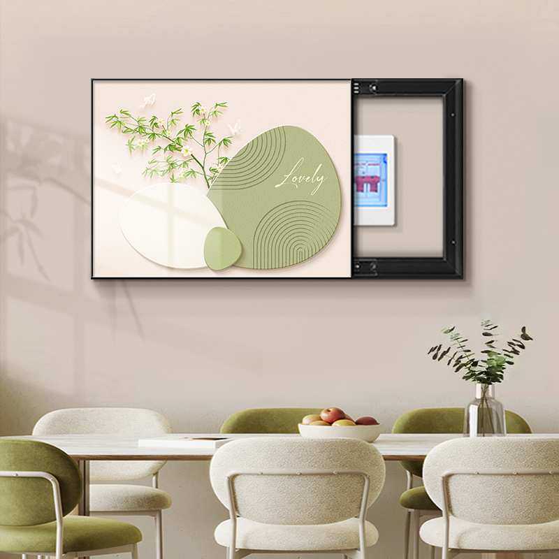 奶油风电表箱装饰画免打孔电闸盒弱电箱多媒体总开关遮挡挂画盖板,模玩/动漫/周边/娃圈三坑/桌游,模型制作工具/辅料耗材,淘宝优惠券,粉丝福利购,淘宝优惠卷