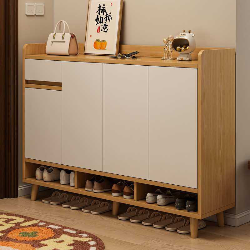 鞋柜家用门口收纳柜一体靠墙玄关柜入户储物柜大容量多层简易鞋架,3C数码配件,摄像机配件,淘宝优惠券,粉丝福利购,淘宝优惠卷