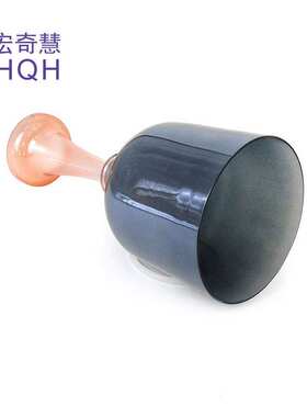 黑色橙色渐变水晶歌唱碗水晶音乐颂钵打击乐器瑜伽愈合歌唱碗