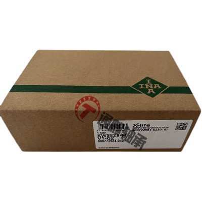 INA六排直线循环球轴承及导轨组件用的高窄滑块KWSE25-H-V1-G2