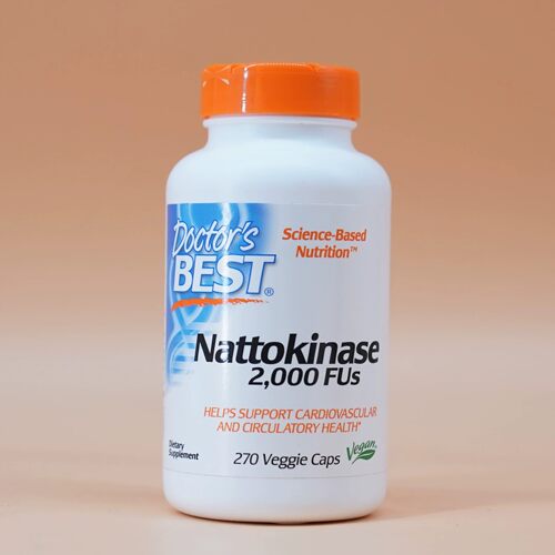 现货美国海淘28年11月Doctor's Best Nattokinase纳豆激酶270粒装