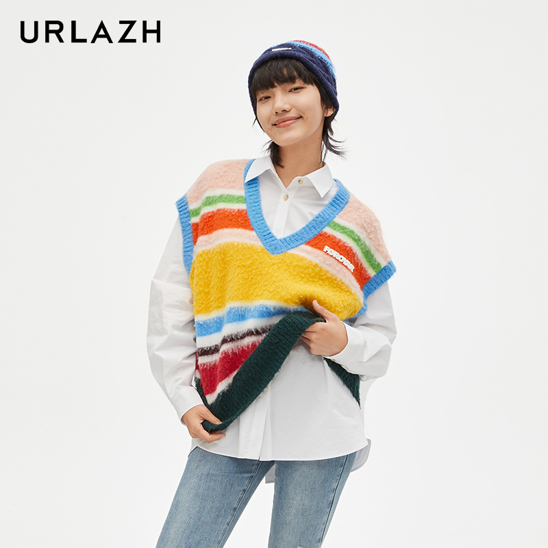 urlazh/有兰法罗彩条背心