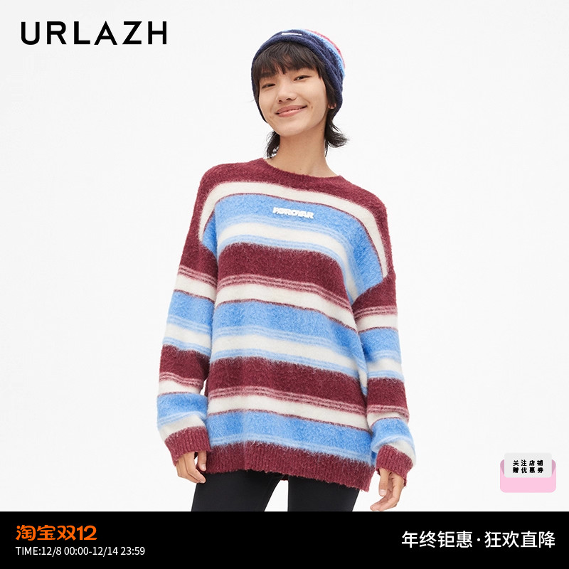 urlazh/有兰法罗条纹毛衣