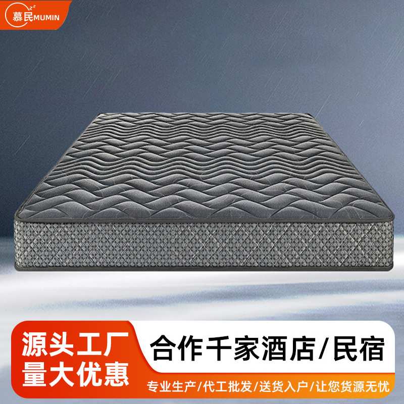 家用天然乳胶3E椰棕环保床垫席梦思24cm护脊椰棕加硬弹簧棕垫硬垫