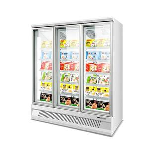 雪冷潮立式 冻柜商用大容冷量水果蔬冷藏保鲜冰柜269冻展示陈列菜
