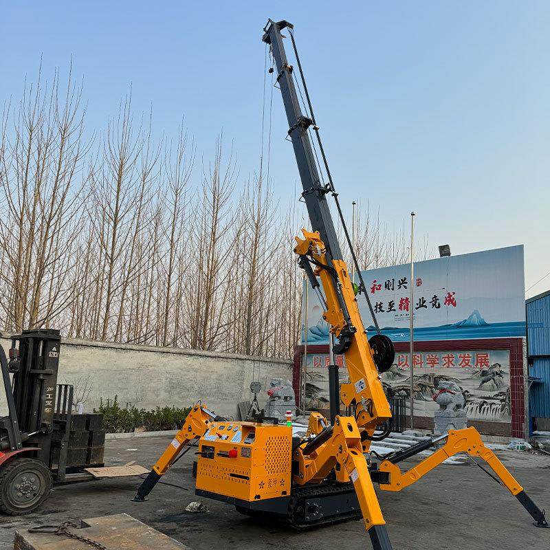 小型FAO吨蛛吊5压吨蜘蛛吊8吨履带吊机油电两用液折叠蜘支腿行走