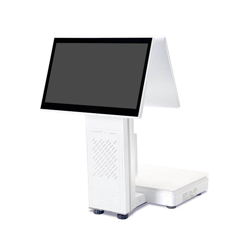 智能触摸Ai识别超市称重收银机一秤零蔬果鲜售便利体519生店