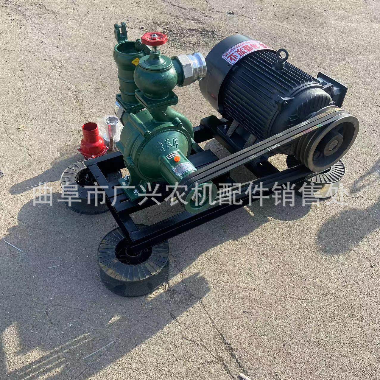 扬程高大流4量离心泵单叶灌轮35马力喷盘抽水机扬程QDB10米流量1