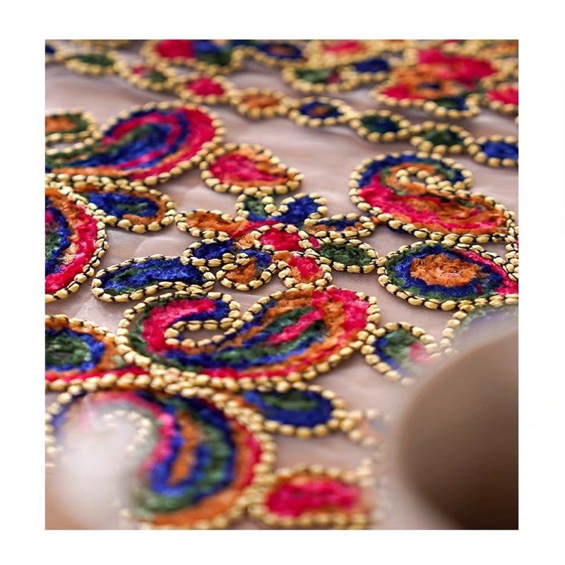 厂家直销特种绣车轱绣桌旗美式复古长条I民族风茶几餐桌电视柜盖