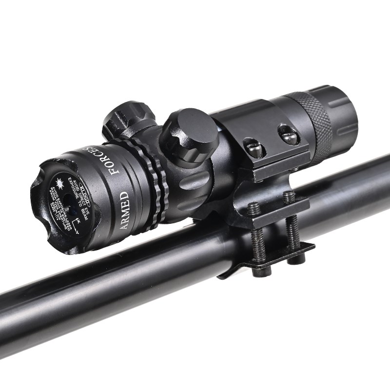 抗震激光低基管夹红外q线瞄准器绿激光校准上下左右可调激光瞄准