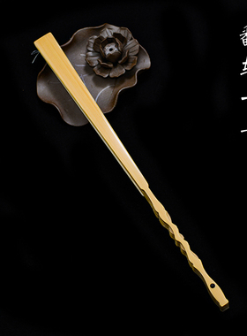 95寸18方玉竹宣纸折扇翻轮折扇文玩扇苏工扇骨Q空白扇面扇子中国